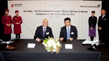 Air New Zealand and Air China Agree Strategic Alliance